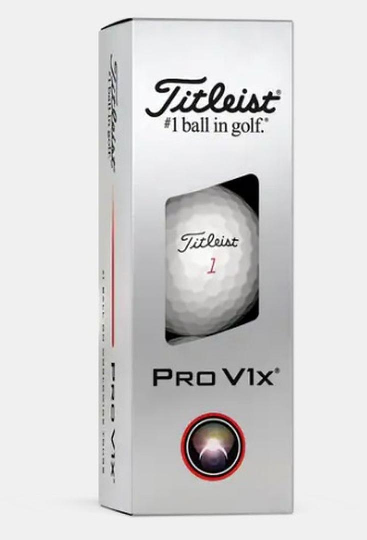 Titleist Pro V1x Golf Balls 2025 (White)