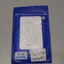 TED Hose Compression Stockings for Women & Men,Anti Embolism Knee-High Compression Socks with Inspection Hole,15-20mmHg Medical Compression Hose,Unisex White (Medium)