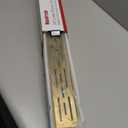 Neodrain 24-in Brushed Brass Rectangular Linear Shower Drain with Brick Pattern Grate, 304 Stainless Steel Bathroom Floor Drain, Gold Linear Drain with Hair Strainer,CUPC Certified