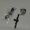 MEUS RACING 5mm ISO V2 SCX24 Axles with 3-Section CVD for Axial 1/24 SCX24 RC Crawler (Black)