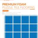 CAP Puzzle Exercise Mats | 1/2 Thick EVA Interlocking Foam Tiles for Home Gym Flooring | Multiple Options
