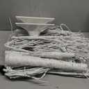 Wexo Palindrog Lighted Birch Tree, 2 Pack 6 FT Prelit White Artificial Christmas Trees with Total 288 Warm White LED Lights and Timer for Indoor Outdoor Garden Wedding Party Christmas Decoration