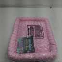 MidWest Homes for Pets Bolster Dog Bed 24L-Inch Pink Dog Bed or Cat Bed w/Comfortable Bolster | Ideal for Small Dog Breeds & Fits a 24-Inch Dog Crate | Easy Maintenance Machine Wash & Dry