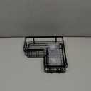 MOFOROCO 3-Pack Corner Shower Caddy Organizer Shelf, Organization with Soap Holder, Adhesive Shower Shelves Rustproof for Bathroom Shower Storage Basket Shower Accessories(Matte Black) (JLJ001)