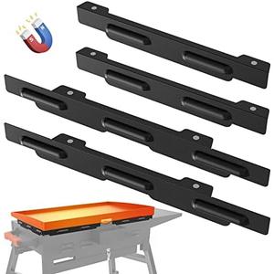 Wind Guards for Blackstone 28" Griddle, MeWeBlue Blackstone Accessories Fit for Grill, MeWeBlue 5016 Magnetic Stainless Steel Wind Screens Protect Flame Hold Heat, Compatible with Hood