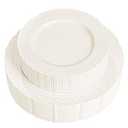 Nervure 60pcs Ivory Plastic Plates  Heavyweight Vintage Disposable Plastic Plates for 30 Guests Include 30pcs 10.25” Dinner Plate,30pcs 7.5” Dessert Plate Perfect for Wedding & Party