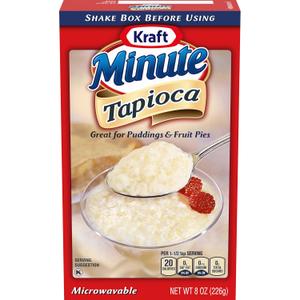 2 x Kraft Minute Tapioca (8 oz Box) (EXP 09/02/28)