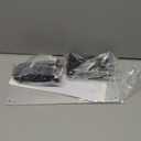 simpletome ONE Hand Tear Paper Towel Holder Under Cabinet Adhesive or Drilling Installation Aluminum Alloy + ABS (Black)