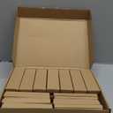 200 Pcs Small Kraft Paper Gift Boxes Bulk 2.16'' x 2.16'' x 0.98'' Ornaments Cardboard Boxes with Lid for Favor Earring Jewelry Bracelet(Kraft Color)