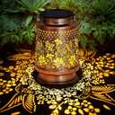 Solar Lantern Outdoor Waterproof Decorations Garden Decor, Christmas Birthday Gifts for Women, Mom, Grandma Decorative Garden, Yard, Patio, Lawn, Balcony Porch - Hummingbird