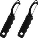 2 Pcs Premium Swivel Vegetable Peeler, Potato Peeler Hand Tool Stainless Steel, Blade Swivel Peelers with Ergonomic Non Slip Grip, Ideal for Fruits Carrots Apples Kitchen Prep or Gift Use