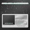 Bar Height Patio Set Cover for 7 Pieces Patio Bar Dining Table and Chairs Set, Patio Bar Set Cover for 6 Person-Outdoor Bar Height Table and Chairs