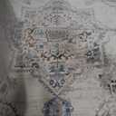 SAFAVIEH Victoria Collection VIC902N Oriental Medallion Non-Shedding Living Room Dining Bedroom Area Rug 12' x 16 Ivory 