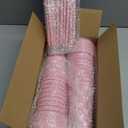 20 Pcs 24 OZ Pink Bow Plastic Cups Bulk Drinking Cups with Straw and Lid for Summer Women Office Cold Drink Wedding Birthday Party Supply New Year Gifts