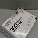 PREXTEX 300 Count Clear Christmas Tree Lights with White Wire - 60 ft Warm White Incandescent Lights for Indoor or Outdoor Use - Holiday String Light for Christmas Trees, Patios, Fences, and More