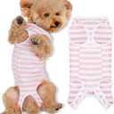 Comprehensive Post-Surgery Dog Recovery Suit: Premium Cotton Protective Wound Care Shirt for Puppies, Cats, and Small Pets - Ensuring Ultimate Comfort, Unrestricted Mobility M