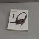 EH05-U Wired USB Headset with Noise Cancelling Microphone for PC Laptop - Headphones with In-Line Control, Lightweight, Enhanced Sound & MIC Mute (Black)