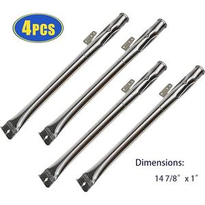Grill Repair Kit for Nexgrill 720-0830H, 720-0783E, Kenmore 720-0830A, 122.33492410 Replacement Parts, Stainless Steel Burner Tubes, Heat Plates, 4 Pack