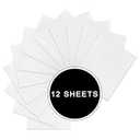 Blue Purple Glitter HTV Sparkly Heat Transfer Vinyl  12 Pcs 12x10Inch Iron-On Vinyl Sheets for TShirts & DIY Craft Gifts, Easy to Cut & Weed, NoFlake & Washable, Work with All Cutter Machines