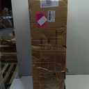 70" Farmhouse Floating TV Stand with Filp Doors for TVs up to 90", Black