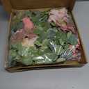 Waipfaru Flower Garland Decorations, 6.07Ft Pink Floral Rose Garland, Artificial Eucalyptus Greenery Vines with Flowers for Wedding Table Runner Centerpieces Backdrop Room Decor (Pink) (1 Pack)