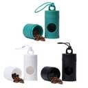 Dog poop bag holder-2 in 1 Dog Waste Bag holder Comes with pet snack box for Leash Lightweight Pet Waste Bag Dispenser，Equipped with nylon rope and buckle (Excluding dog waste bag)(3 Pack) ﻿ Pack Of 2