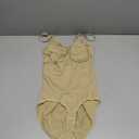 BRABIC Womens' Seamless Sleeveless V-Neck Bodysuit Shapewear Tummy Control Size M-L