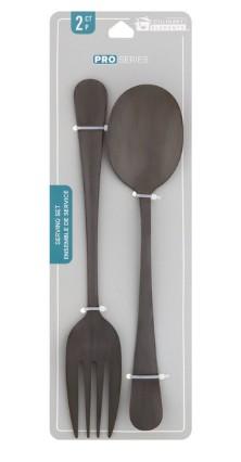 PRO SERIES Culinary Elements MATTE BLACK SERVING SET, 2 Pack