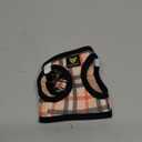 EcoBark Step in Dog Harness - Eco-Friendly Teacup Dog Harnesses for XXS, XS, and Small Dogs - Reflective and Adjustable Mini Body Halter Vest -Tiny Soft Mesh Toy Breed Harness (Beige Plaid, XXS) (XXS- 4 to 5 lbs- Chest Up to 11 in (Pack of 1))