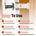 Door Buddy Door Prop for Cats - Easiest Cat Door Latch Holder to Keep Interior Door Open for Pets - Dog Proof Cat Feeding Station & Litter Box - Strong & Portable Door Stopper & Pet Gate Alternative