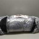 JOLLYVOGUE Calming Dog Bed Medium Size Dog, Anti-Anxiety Donut Medium Pet Bed, 31 inches Fluffy Faux Fur Round Cat Bed, Fits up to 45 lbs Pets (Smoke Black) (31.0"L x 31.0"W x 8.0"Th, Dark Grey)