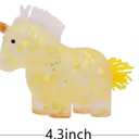 2 x 4 Pack Unicorn Stress Balls Toy Squishy Squeeze Toys for Kids Boys Girls Christmas Stocking Stuffers Birthday Valentines Day Card Prizes Party Favor Gifts