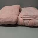 REDKISS 100% Cotton Bath Towels Set of 2, Extra Large Bath Sheets 35 X 70 Inches, Super Soft, Highly Absorbent & Quick Dry Shower Towels for Bathroom, Gym, Spa, Pool & Hotel, Pink