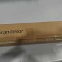Grandekor No Drill Cordless Zebra Blinds,29" W x 72" H,White