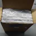 SNSLXH 5 Pack Stackable Closet Storage Basket, Multifunctional & Foldable Closet Organizer for Bathroom Kitchen Laundry Room Wardrobe Storage, Space-Saving Clothes Storage Drawer Organizer, White