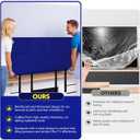 Wibeelee TV Cover for Moving 50"-55" Flat Screens Dust & Anti-Scratch TV Screen Protector Cover with Bottom Strap for Moving, Painting, Renovation, Pet Scratch Prevention & Furniture Protection, Blue