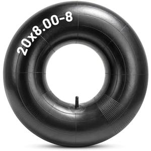 Heavy Duty 20x8.00-8 Inner Tube, 20x8-8, 20x10.00-8, 20x10-8 18x6.50-8, 18x7.50-8, 18x8.50-8 18x9.50-8 Universal Fit Tire Tube with TR13 Straight Valve Stem for Mower/Tractor/Golf Cart and More 1 PCS