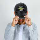 Funny Retro Baseball Cap If I am Missing I Will go Fishing Sun Protection and Windproof Gifts for Fishing and Outdoor Sports Enthusiasts Dark Grey