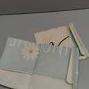 ONWAY Spring Summer Lumbar Pillow Covers 16x16 Inch Farmhouse Daisy Throw Pillow Cover Sunshine Bloom Decorative Cushion Case for Sofa Couch Home Bed Set of 2 (Blue)