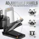 Garage Lights 8 Pack 160W, 16000LM LED Garage Lights with 6+1 Deformable Panels 6500K Screw in LED Shop Lighting for Workshop, Basement Support E26/E27