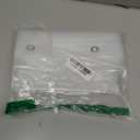 Barossa Design Small Shower Curtain for Shower Stall Size 36 x 72 inches,PEVA - Waterproof, Eco-Friendly, Non-Toxic, Odorless, PVC Free, Metal Grommets (Clear)