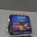 Always Discreet Boutique Incontinence and Postpartum Underwear for Women, Maximum Protection, Small/Medium, Black, 12 Count