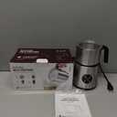 Milk Frother and Steamer, Large Capacity & Detachable Electric Milk Frother, Automatic Warm and Cold Foam Maker, Hot Chocolate Maker, Stainless Steel Jug, 30.44Oz./900ML