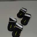 QUMY Dog Shoes for Large Dogs, Medium Dog Boots & Paw Protectors for Winter Snowy Day, Summer Hot Pavement, Water-Resistant in Rainy Weather, Outdoor Walking, Indoor Hardfloors Skid-Resistant Sole (Size 3: 2.0''x2.5''(W*L) (Pack of 4))