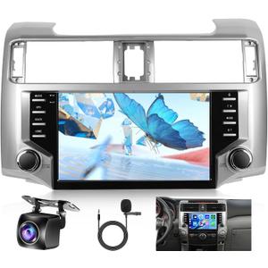 Car Radio for Toyota 4runner 2010-2019: [2G+64G] 9 inch Car Stereo with Wireless Carplay Android Auto, Touch Screen Upgrade for 4runner with DSP Backup Camera