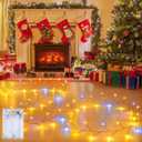 Indoor String Lights 4 Pack 10 Ft 120 LEDs Fairy Lights Battery Operated with Timer for Christmas Decorations DIY Crafts Wedding Table Centerpieces Party Bedroom (warm white+cool white)