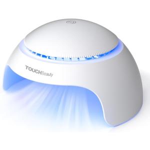 TOUCHBeauty Nail Dryer for Kids Teens Beginners: LED Fan & Light, Safe, Battery Powered, Non-Hands Tanned Version (TB-2130)