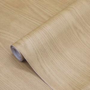 seonta Wood Peel and Stick Wallpaper Thick Decorative Self Adhesive Contact Paper 16"x78.7" Wood Grain Wall Paper Vinyl Film for Walls Cabinets Furniture Countertop Brown