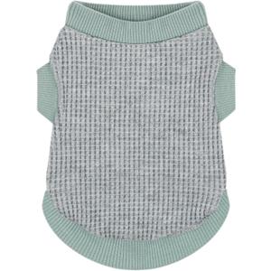 Cozy and Functional Dog Shirts for Small Puppies: Stretchable Green Attire with Easy-On Design, Ideal for Chihuahuas and Yorkies - Enhance Comfort and Playfulness on Chill Days XX-Large (2XL-(22~26lb) | Chest(~21.5"))