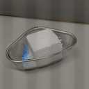 Kitchen Triangle Sink Strainer, Corner Sink Strainer, Multifunction Sink Drain Strainer Basket, Stainless Steel Food Catcher Strainer for Kitchen Waste, Vegetable, Fruits (Silver) (CF-001)